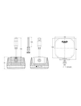 FOR9T NO-GLARE WORK LIGHT 78W