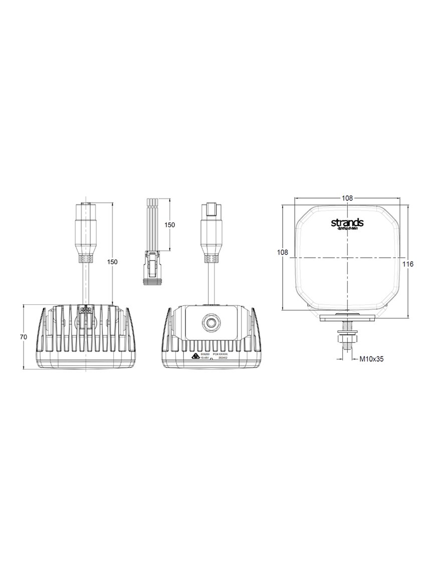 Lampa LED Strands FOR9T NO-GLARE WORK LIGHT 78W