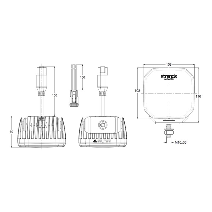 Lampa LED Strands FOR9T NO-GLARE WORK LIGHT 78W