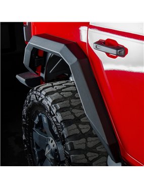 RIVAL Aluminum Rear Fender Flares Jeep Wrangler 2018-2024