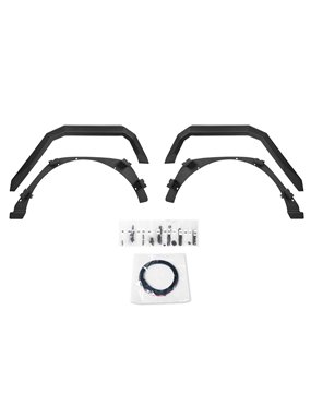 RIVAL Aluminum Rear Fender Flares Jeep Wrangler 2018-2024