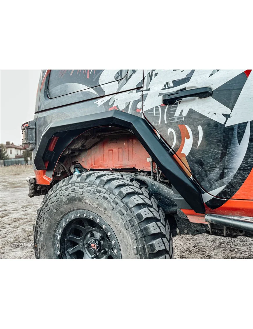 RIVAL Aluminum Rear Fender Flares Jeep Wrangler 2018-2024