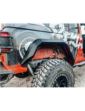 RIVAL Aluminum Rear Fender Flares Jeep Wrangler 2018-2024