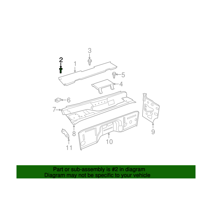 Śrubka Mopar Jeep Wrangler 06509190AA
