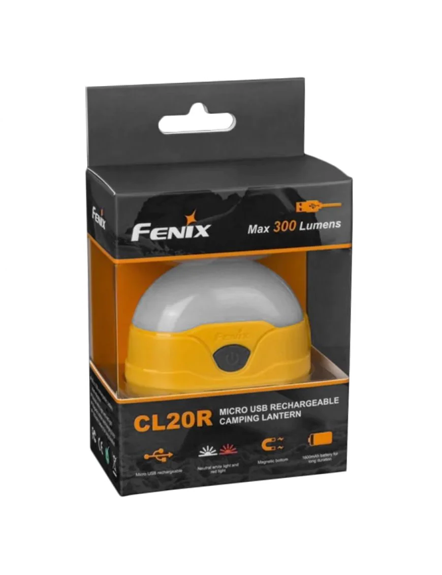 Fenix CL20R LED flashlight - camping yellow