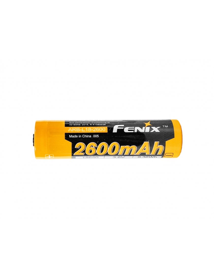 Fenix ARB-L18 battery (18650 2600 mAh 3.6V) Fenix ARB-L18 battery (18650 2600 mAh 3.6V)
