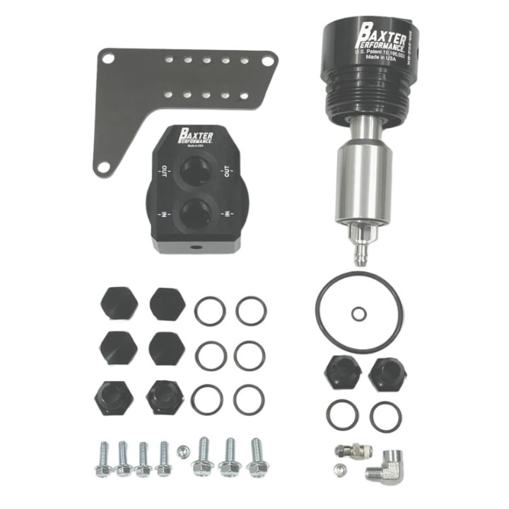 Baxter adapter filtra (suchego startu) oraz port dodatkowej chłodnicy Jeep Wrangler JL Gladiator 3.6
