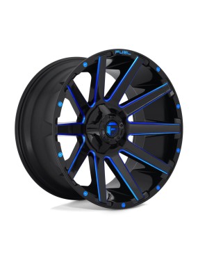 Felga aluminiowa D644 Contra Gloss Black Blue Tinted Clear Fuel