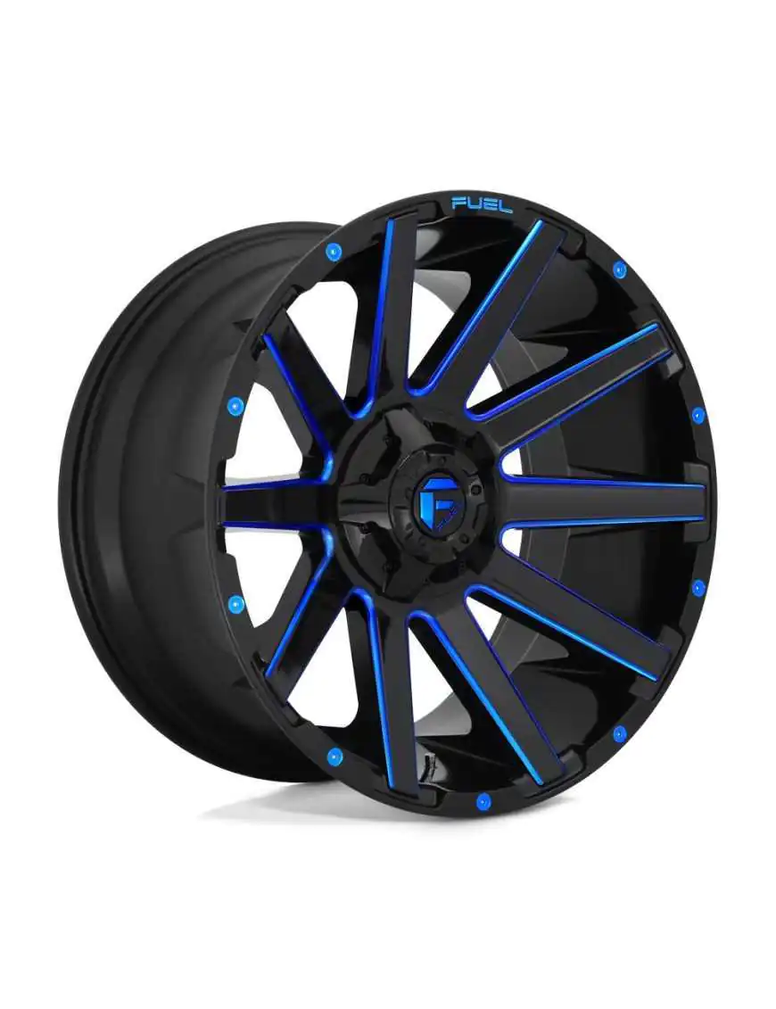 Felga aluminiowa D644 Contra Gloss Black Blue Tinted Clear Fuel