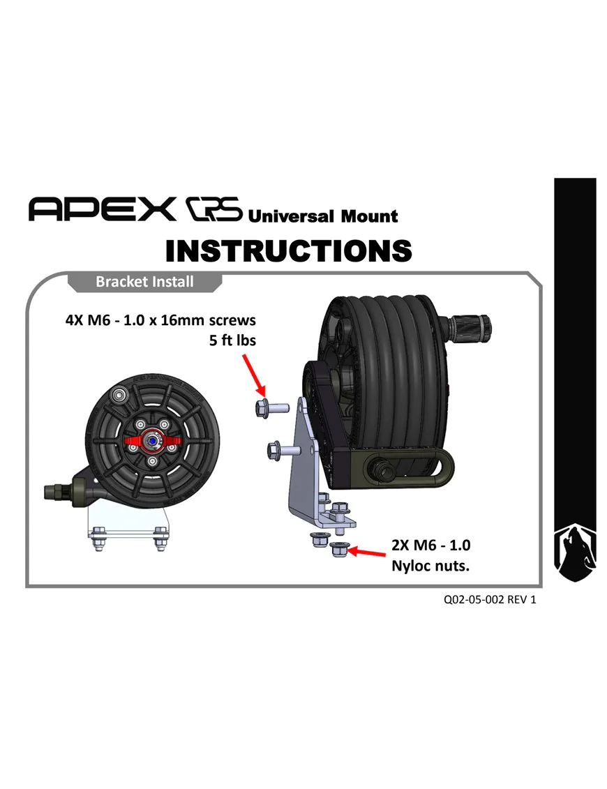 CRS UNIVERSAL MOUNTING BRACKET