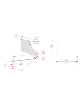 CRS JEEP GLADIATOR UNDER SEAT BRACKET