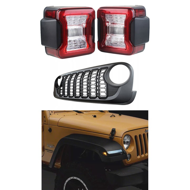 Pakiet odmładzający Jeep Wrangler JK by zrobić go na JL style