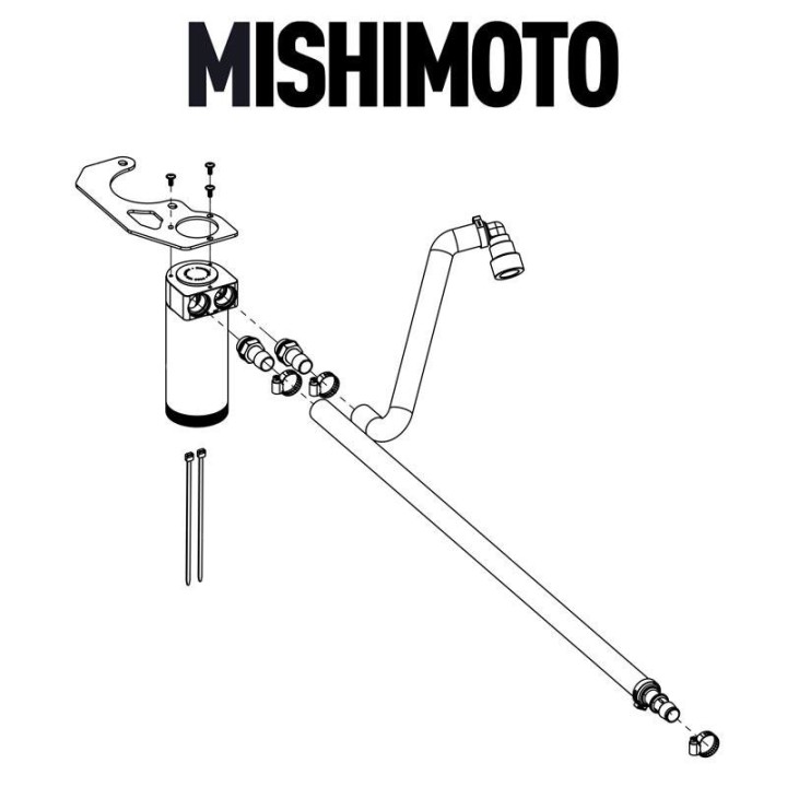 Mishimoto Pojemnik na olej Jeep Wrangler JL 2.0L 2018-2023