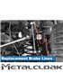 Przewody hamulcowe w oplocie tylne Jeep JT Gladiator 62cm Metalcloak