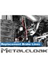 Przewody hamulcowe w oplocie tylne Jeep JT Gladiator 62cm Metalcloak