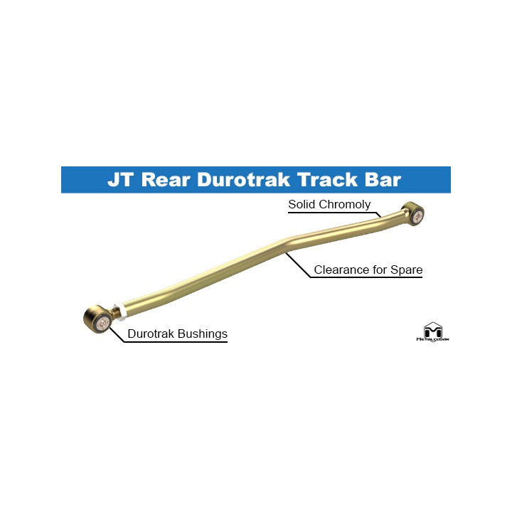 Panhard Regulowany tylny JT Gladiator Metalcloak Durotrak