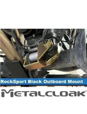 RockSport Black, Jeep JL Wrangler & JT Gladiator, Lower Front Outboard Shock Mount Spacer