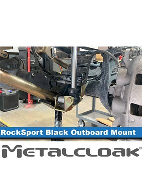 RockSport Black, Jeep JL Wrangler & JT Gladiator, Lower Front Outboard Shock Mount Spacer