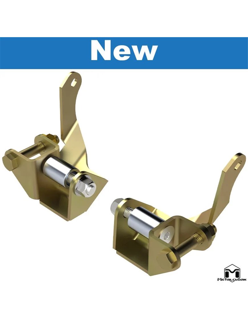 RockSport Black, Jeep JL Wrangler & JT Gladiator, Lower Front Outboard Shock Mount Spacer RockSport Black, Jeep JL Wrangler & JT Gladiator, Lower Front Outboard Shock Mount Spacer