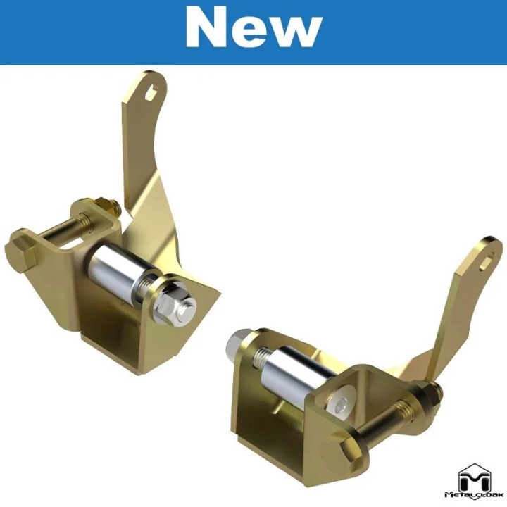 Zewnętrzny montaż amortyzator przedni dolny Jeep Wrangler JL JT Gladiator Metalcloak