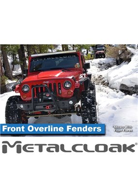 Overline Tube Fender, Pair, JK