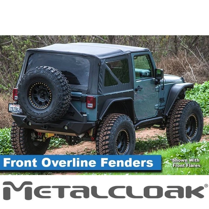 Poszerzenia Jeep Wrangler JK JKU przednie Metalcloak