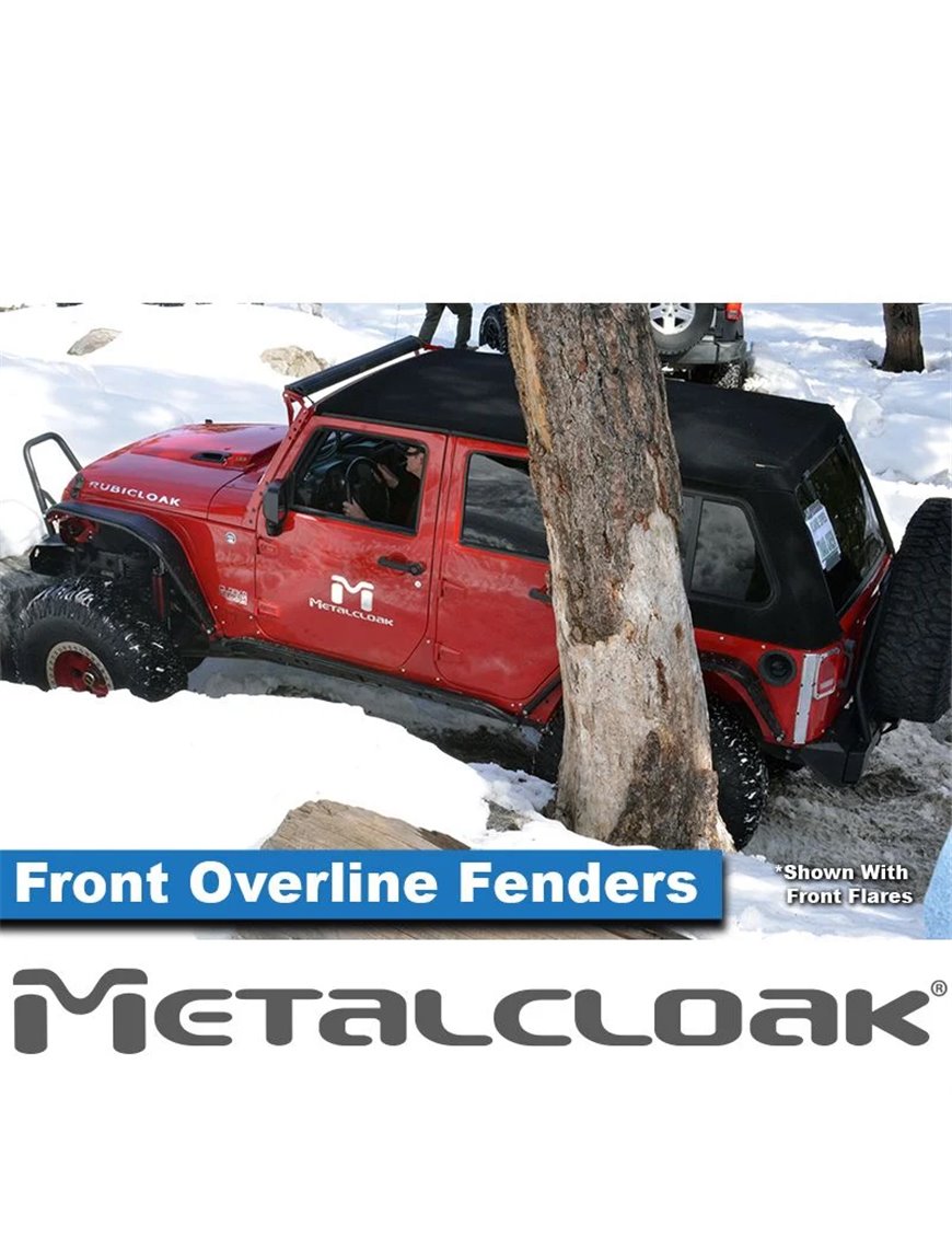 Overline Tube Fender, Pair, JK