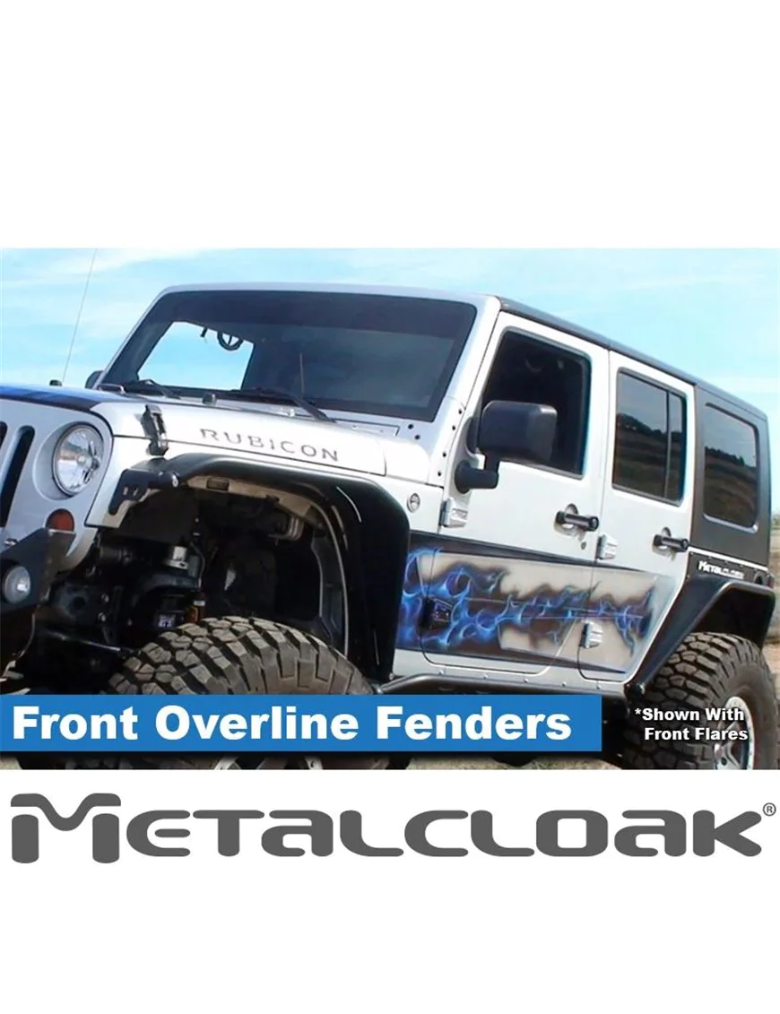 Poszerzenia Jeep Wrangler JK JKU przednie Metalcloak