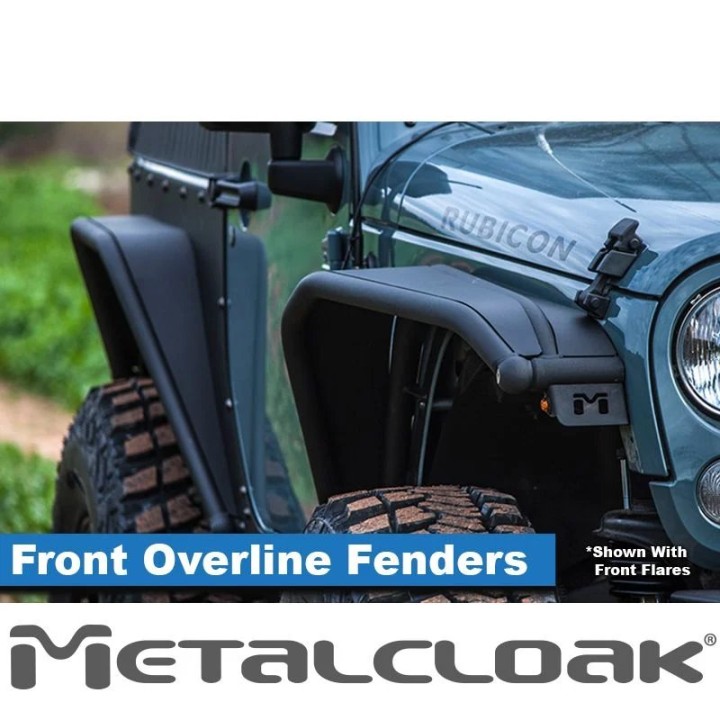 Poszerzenia Jeep Wrangler JK JKU przednie Metalcloak