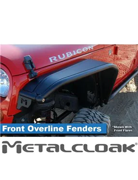 Overline Tube Fender, Pair, JK