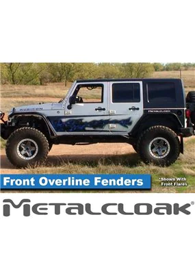 Poszerzenia Jeep Wrangler JK JKU przednie Metalcloak