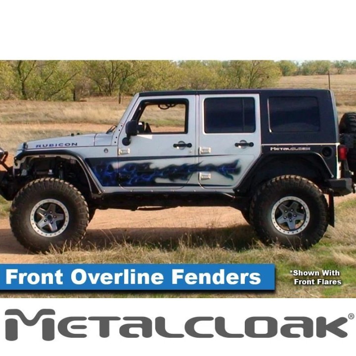 Poszerzenia Jeep Wrangler JK JKU przednie Metalcloak