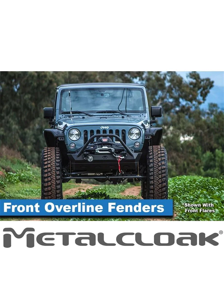 Overline Tube Fender, Pair, JK