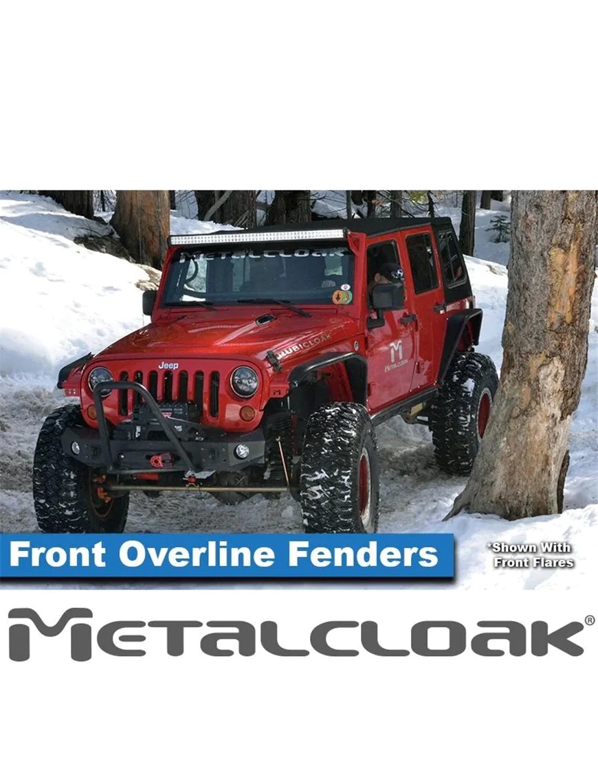 Overline Tube Fender, Pair, JK