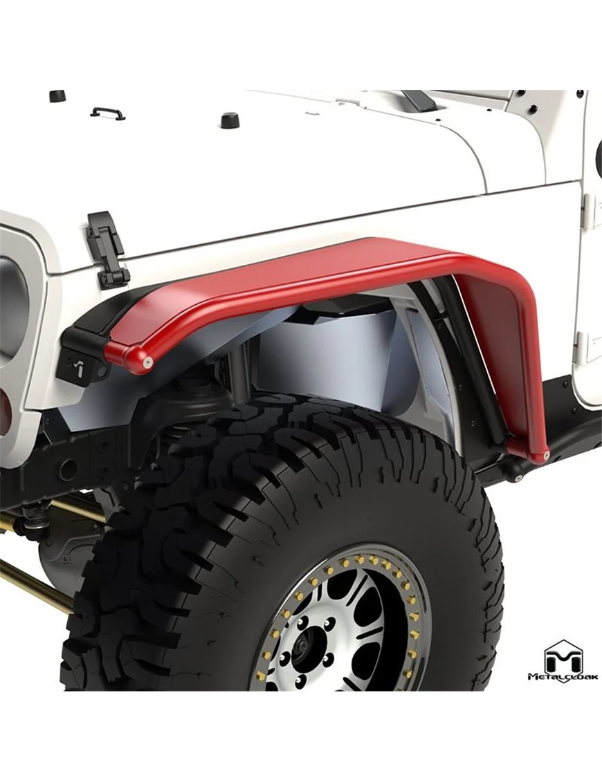 Quick-release dokładki do poszerzeń Jeep Wrangler JK JKU Metalcloak 10 calowe