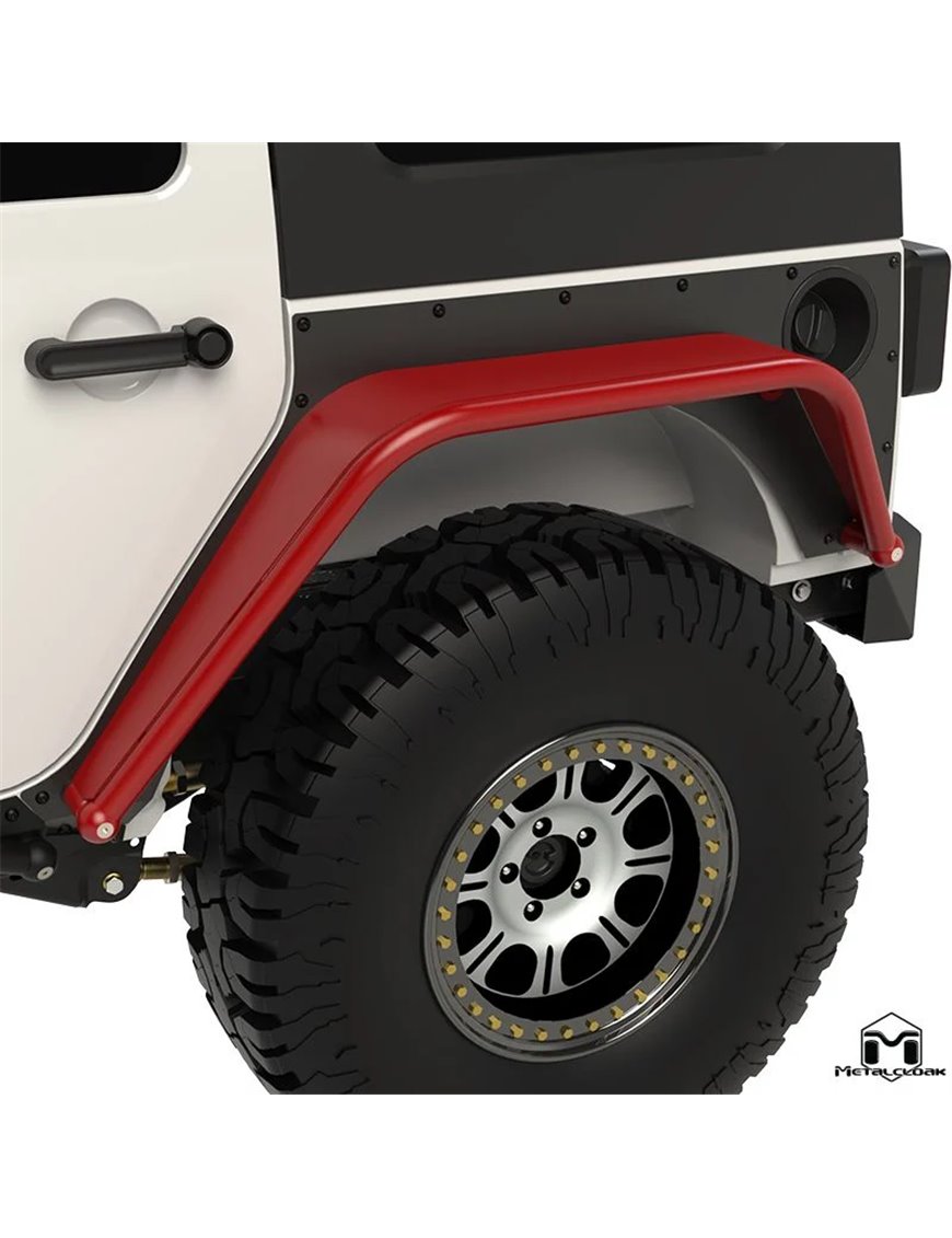 Overline Hi-Clearance Dovetailed & Removable Rear Flare, Wide Edition, Pair, JK