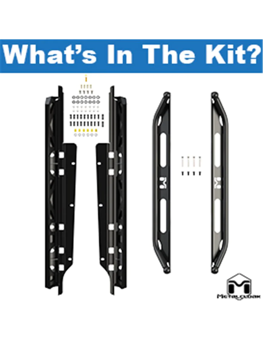 Overland Rocker & Flip Step Kit, Pair, JK, 2-Door