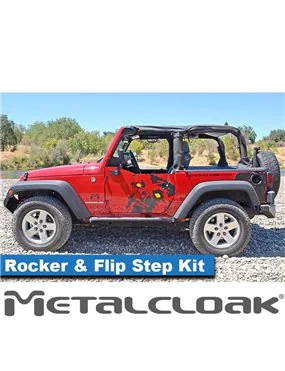 Overland Rocker & Flip Step Kit, Pair, JK, 2-Door