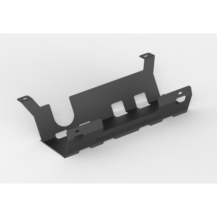 Jeep Wrangler UnlimitedJK 2007-2018 osłona tłumika tylnego czarna Heavy Cruiser - Osłony i płyty do wyciągarek