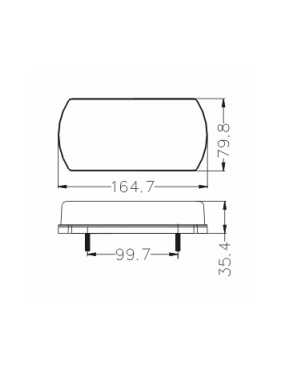 Lampa tylna LED 15 lewa 12/24V