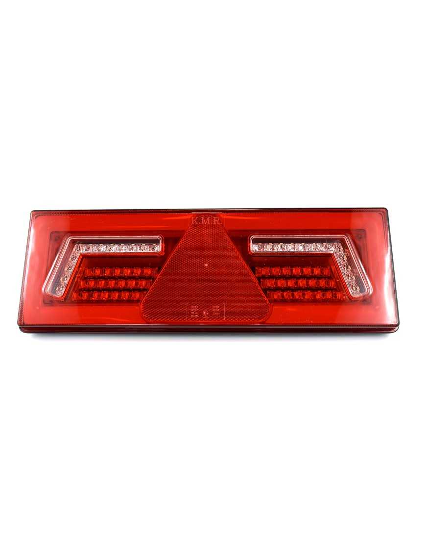 Lampa tylna KMR1 96 LED 1224 V z trójkątem prawa