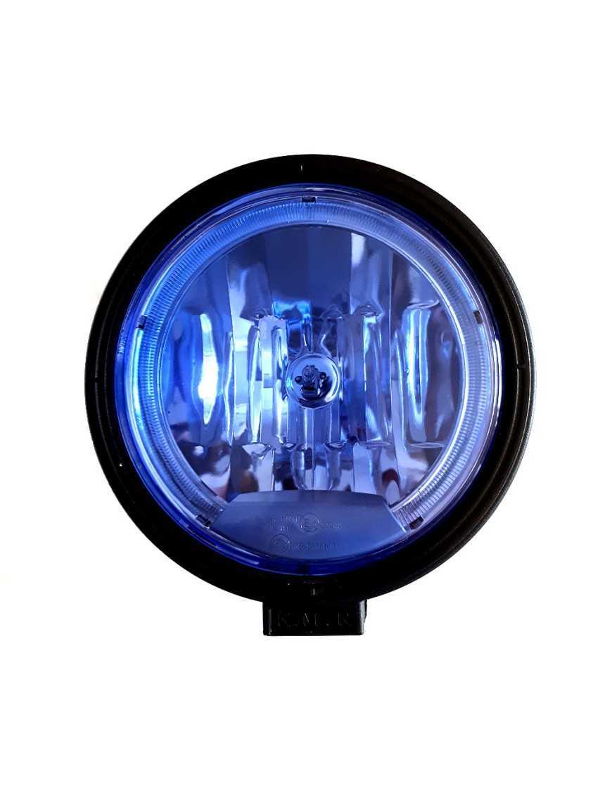 Reflektor z ringiem LED blue