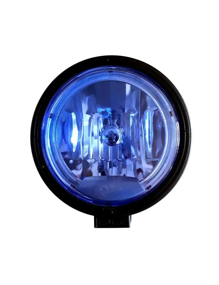 Reflektor z ringiem LED blue