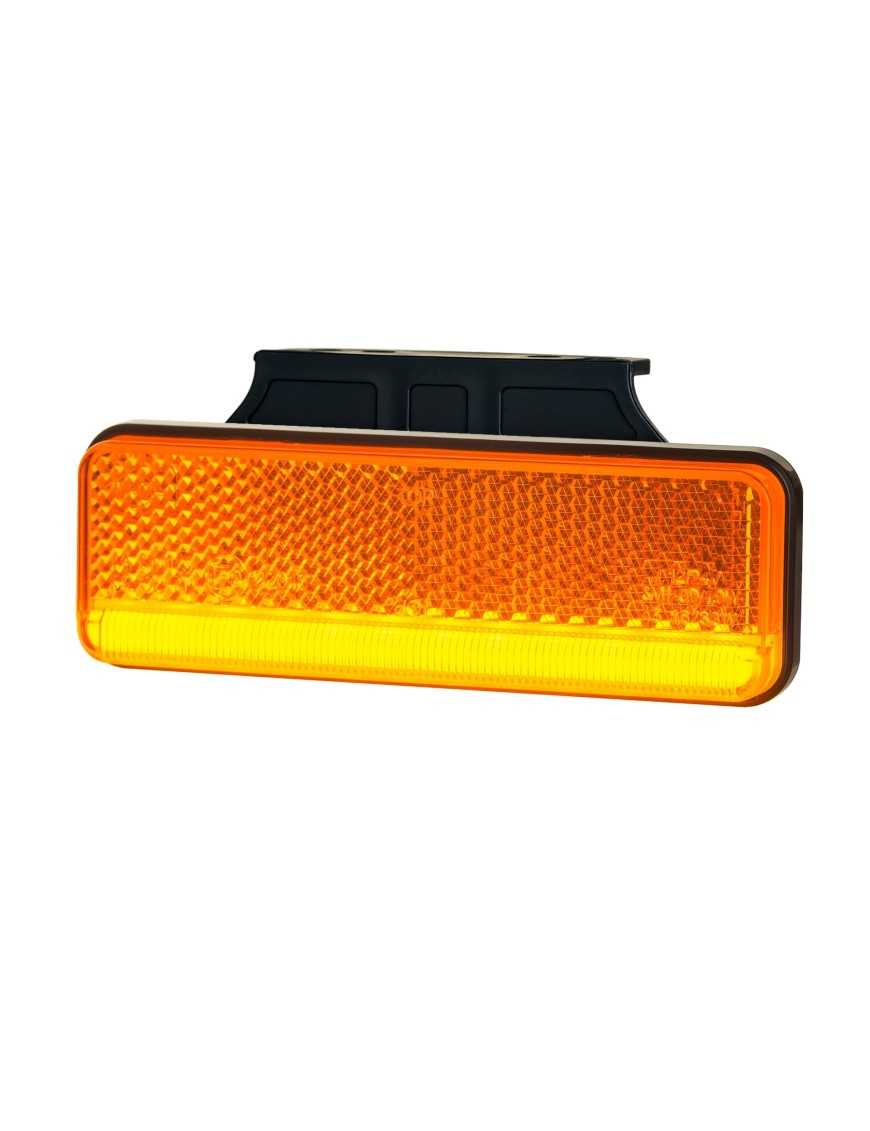 Lampa obrysowa kierunek LKD2521 NEON wieszak żółta