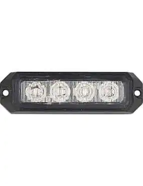 Lampa strobo 4x LED mała biała R10