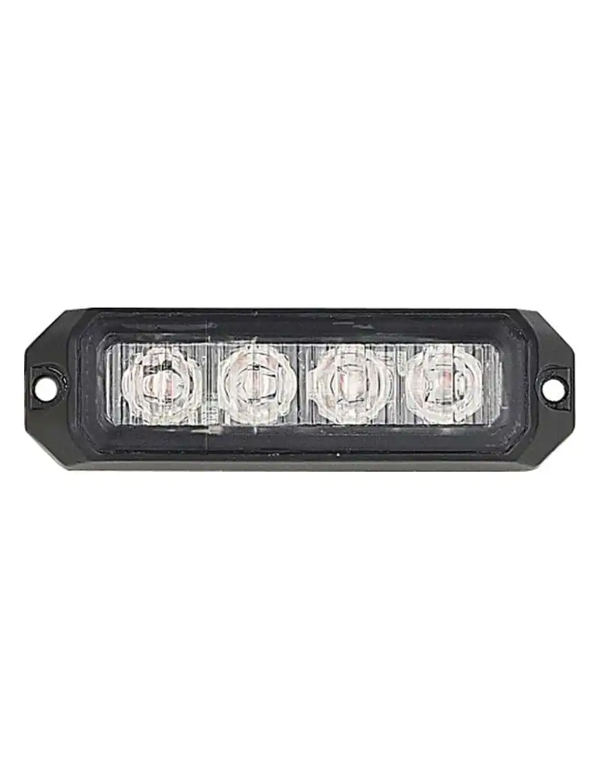 Lampa strobo 4x LED mała biała R10