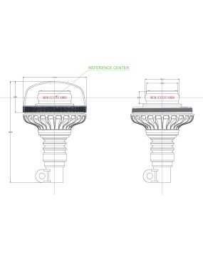 Lampa błyskowa TruckLED OPTI 36x LED flex 3 błyski