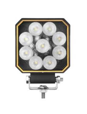 Lampa robocza 9xLED kwadratowa PLUS