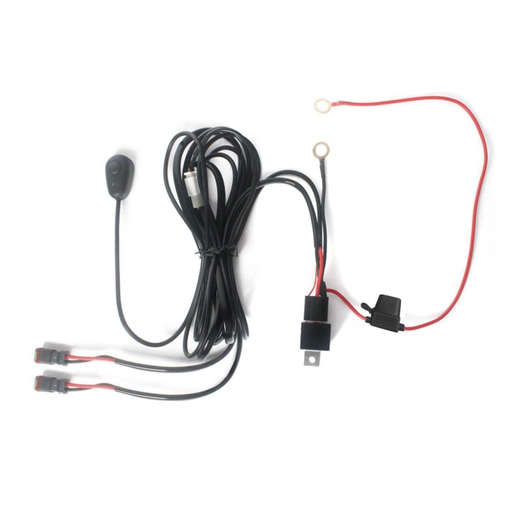 Przewód do lamp roboczych 2x2,5m 12V max120W