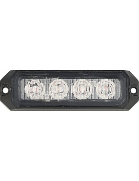 Lampa strobo 4x LED mała pomarańczowa R65 R10 1,5m